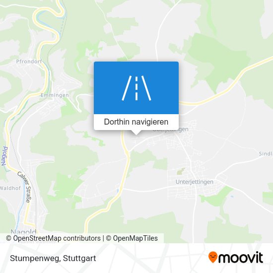 Stumpenweg Karte