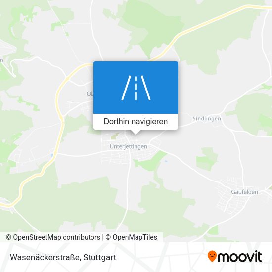Wasenäckerstraße Karte