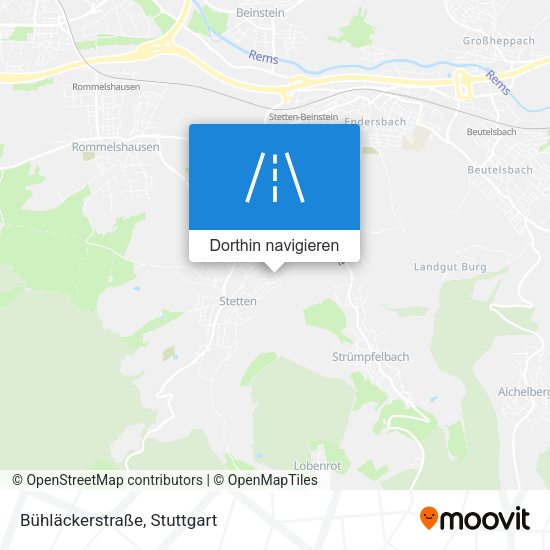 Bühläckerstraße Karte