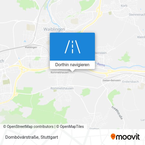 Dombóvárstraße Karte