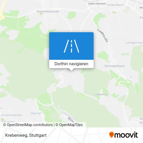 Krebenweg Karte