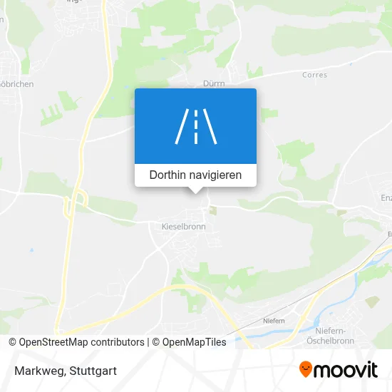 Markweg Karte