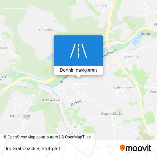 Im Grabenacker Karte