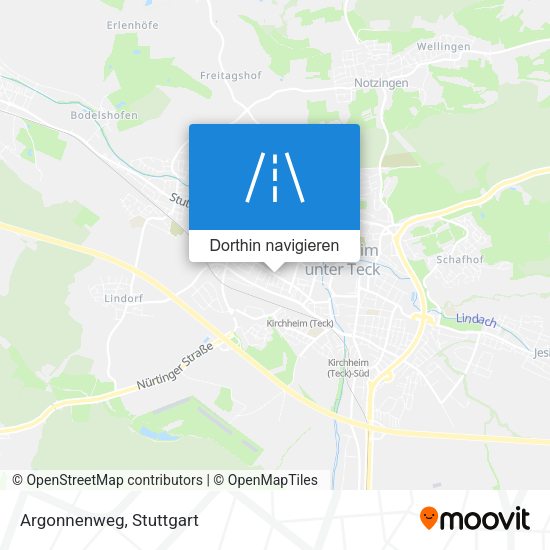 Argonnenweg Karte