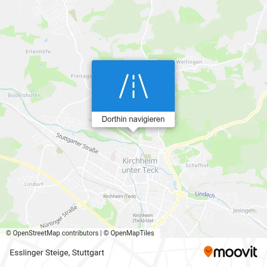 Esslinger Steige Karte