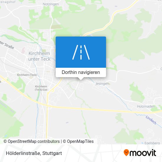 Hölderlinstraße Karte