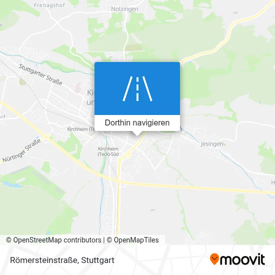 Römersteinstraße Karte