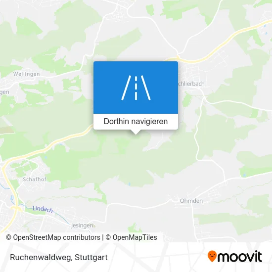 Ruchenwaldweg Karte