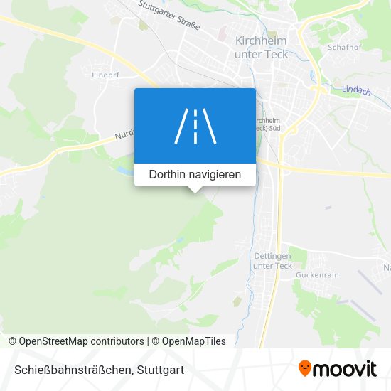 Schießbahnsträßchen Karte