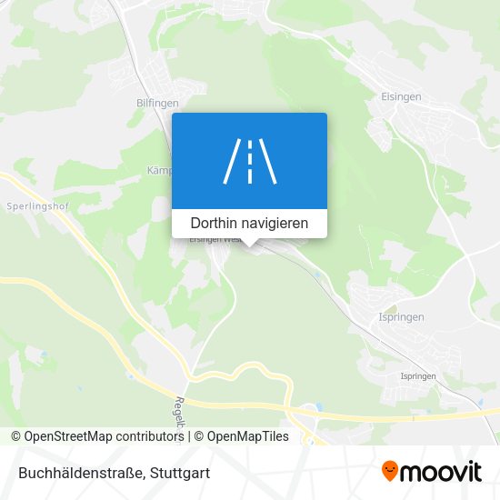 Buchhäldenstraße Karte