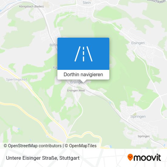 Untere Eisinger Straße Karte
