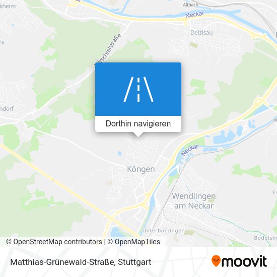 Matthias-Grünewald-Straße Karte