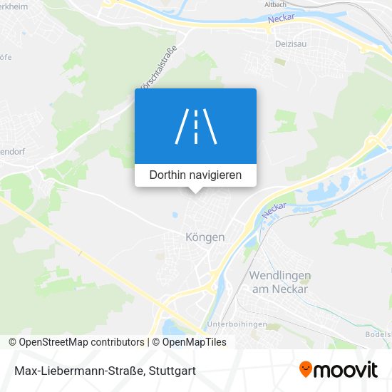 Max-Liebermann-Straße Karte