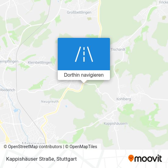 Kappishäuser Straße Karte