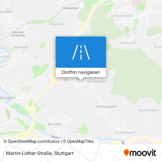 Martin-Luther-Straße Karte
