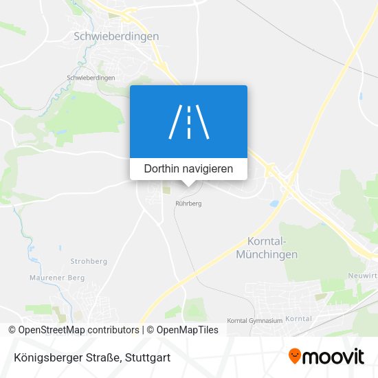 Königsberger Straße Karte