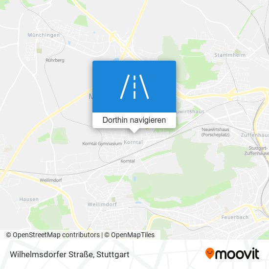 Wilhelmsdorfer Straße Karte