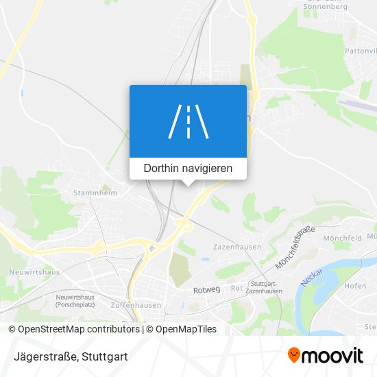 Jägerstraße Karte