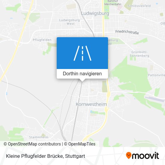 Kleine Pflugfelder Brücke Karte