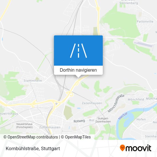 Kornbühlstraße Karte