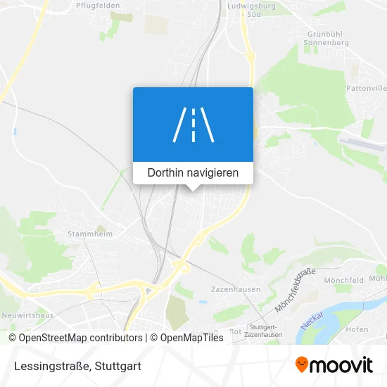 Lessingstraße Karte