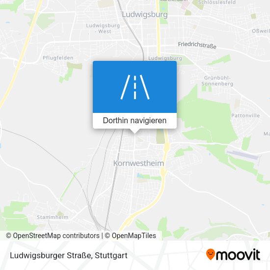 Ludwigsburger Straße Karte