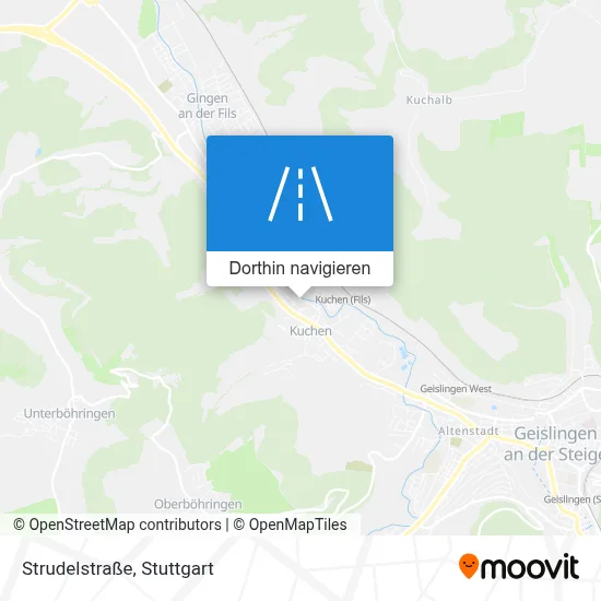 Strudelstraße Karte