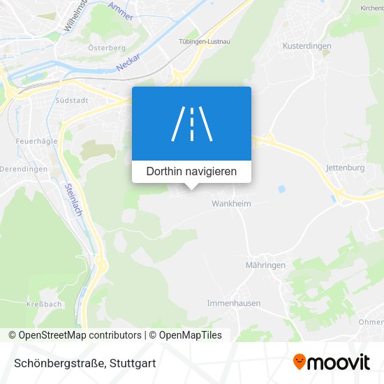 Schönbergstraße Karte