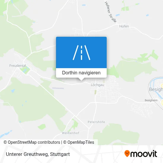 Unterer Greuthweg Karte