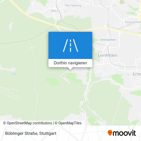 Böblinger Straße Karte