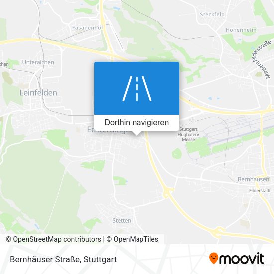 Bernhäuser Straße Karte