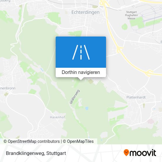 Brandklingenweg Karte