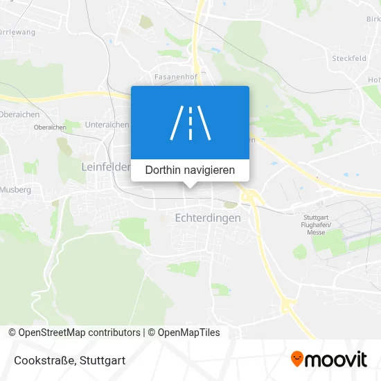 Cookstraße Karte
