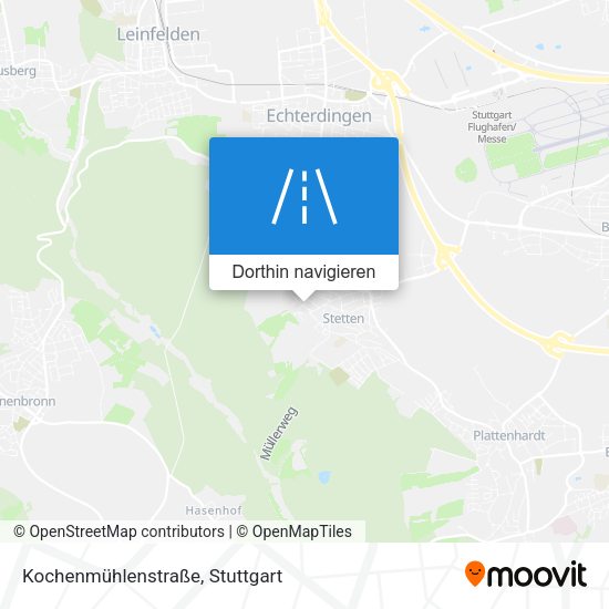 Kochenmühlenstraße Karte