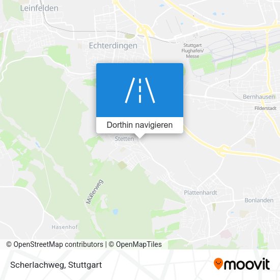 Scherlachweg Karte