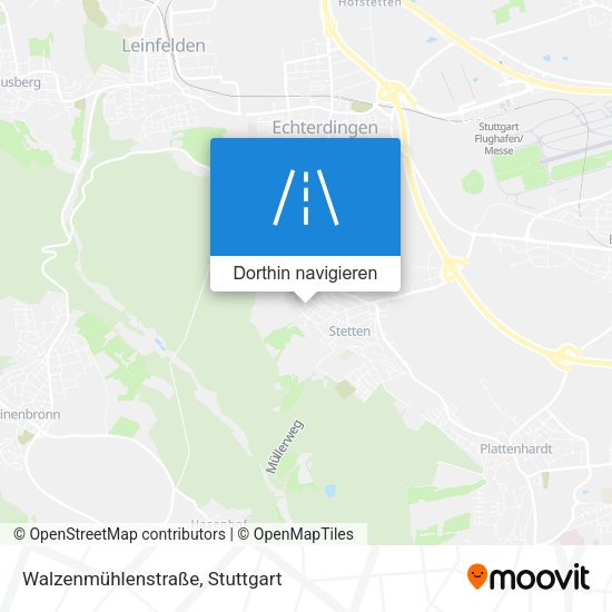 Walzenmühlenstraße Karte