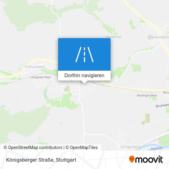 Königsberger Straße Karte