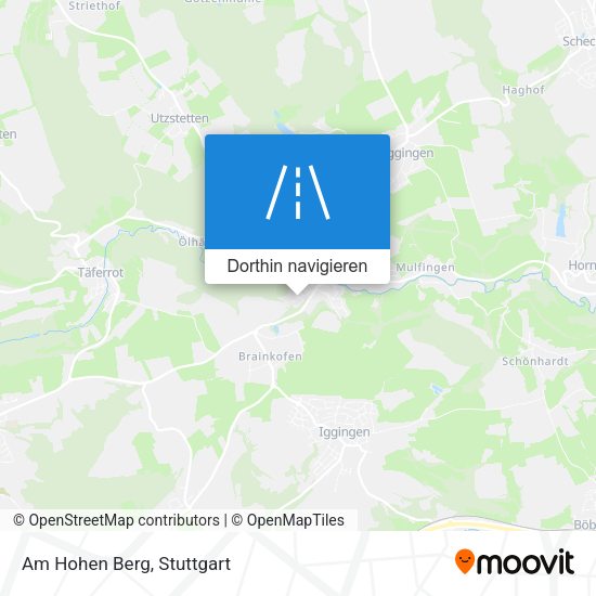 Am Hohen Berg Karte