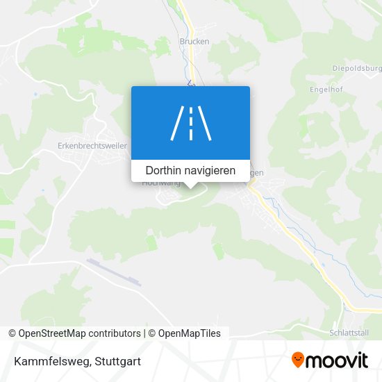 Kammfelsweg Karte