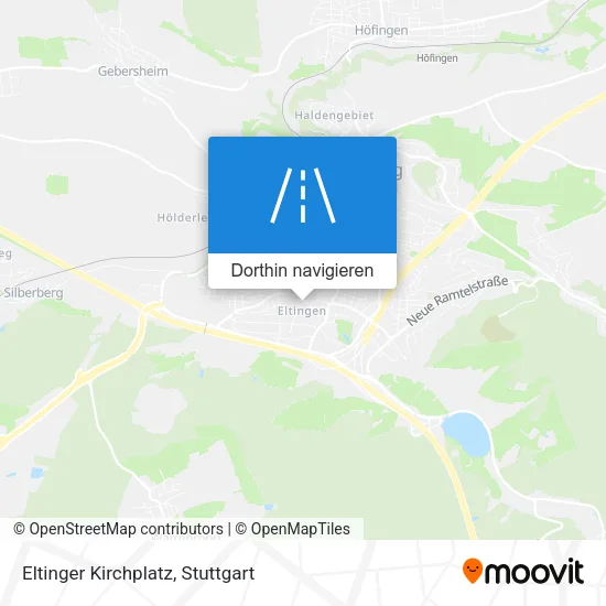 Eltinger Kirchplatz Karte