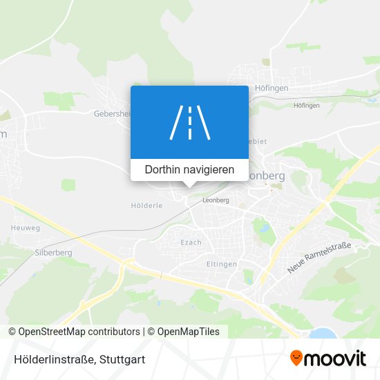 Hölderlinstraße Karte