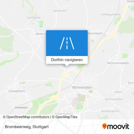 Brombeerweg Karte