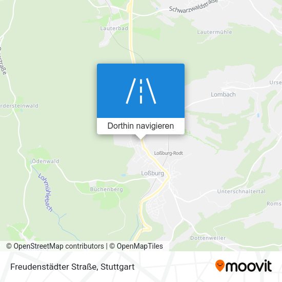 Freudenstädter Straße Karte