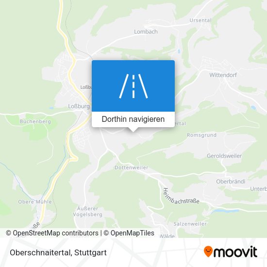 Oberschnaitertal Karte