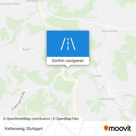 Keltenweg Karte