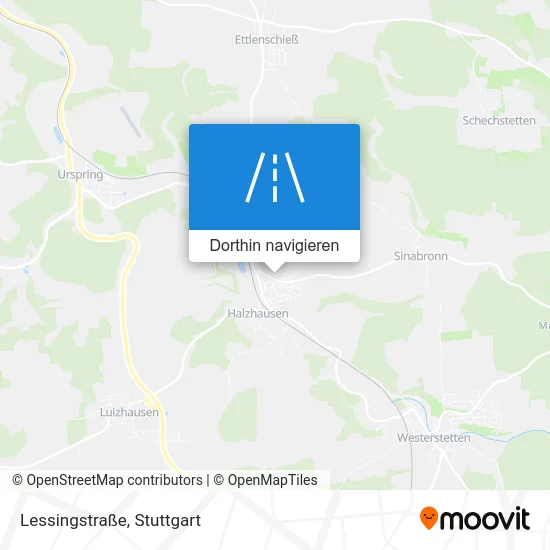 Lessingstraße Karte