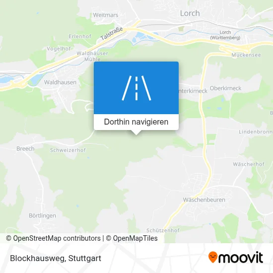 Blockhausweg Karte