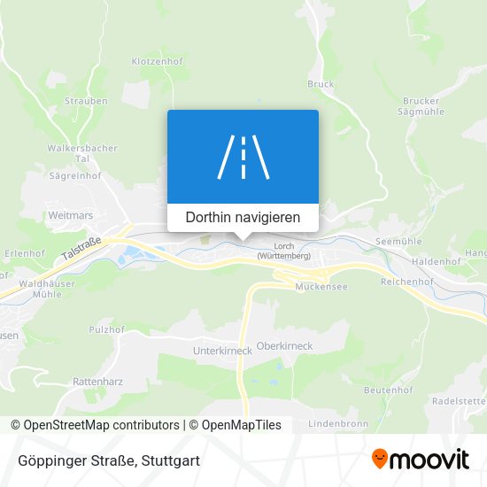 Göppinger Straße Karte
