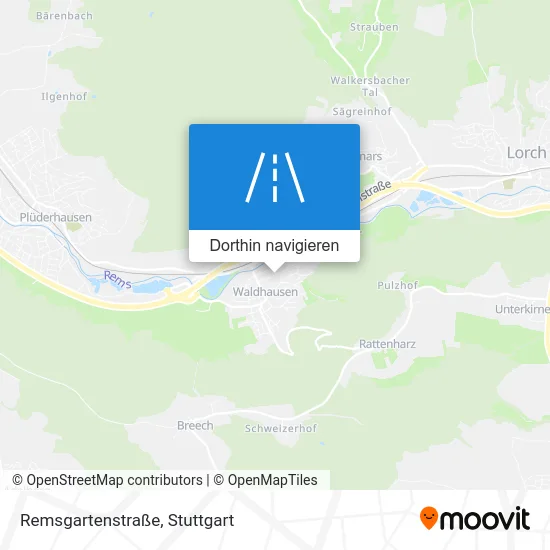 Remsgartenstraße Karte