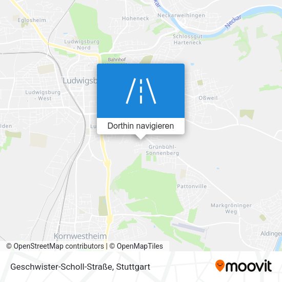 Geschwister-Scholl-Straße Karte